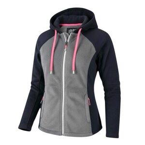 BKE Fleece Zip-Up Hooded Jacket 🧥 Women’s Size Medium
